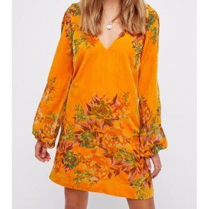 NWT Misha Burnout Velevt Mini Dress